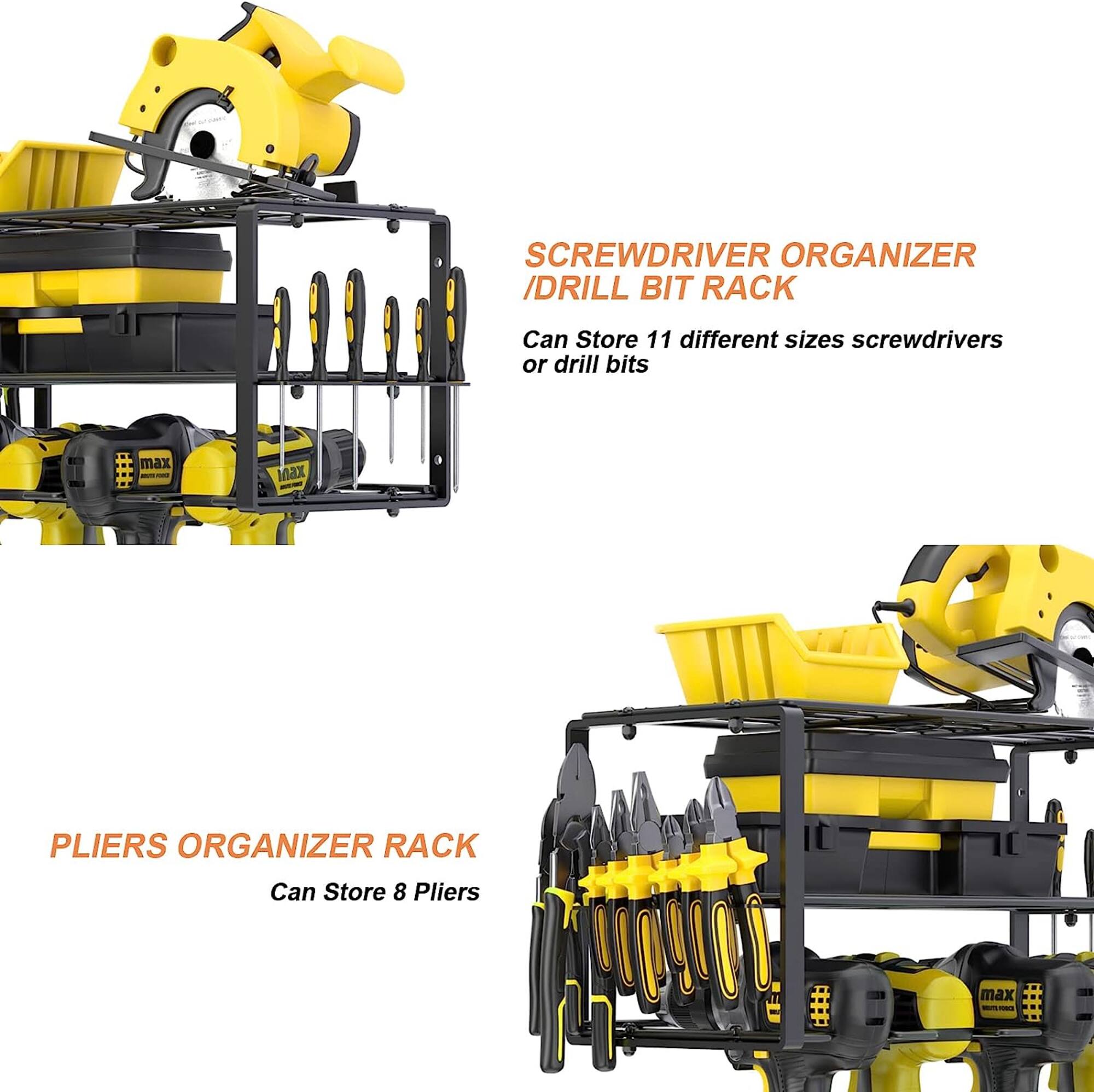 NEX™ Power Tool Organizer Wall Mount, 2ct.